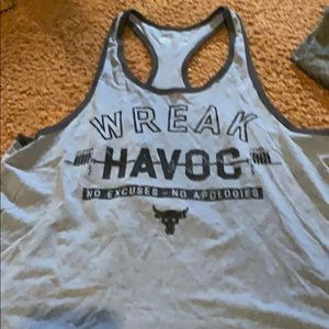 Men’s under armour Project rock stringer tank